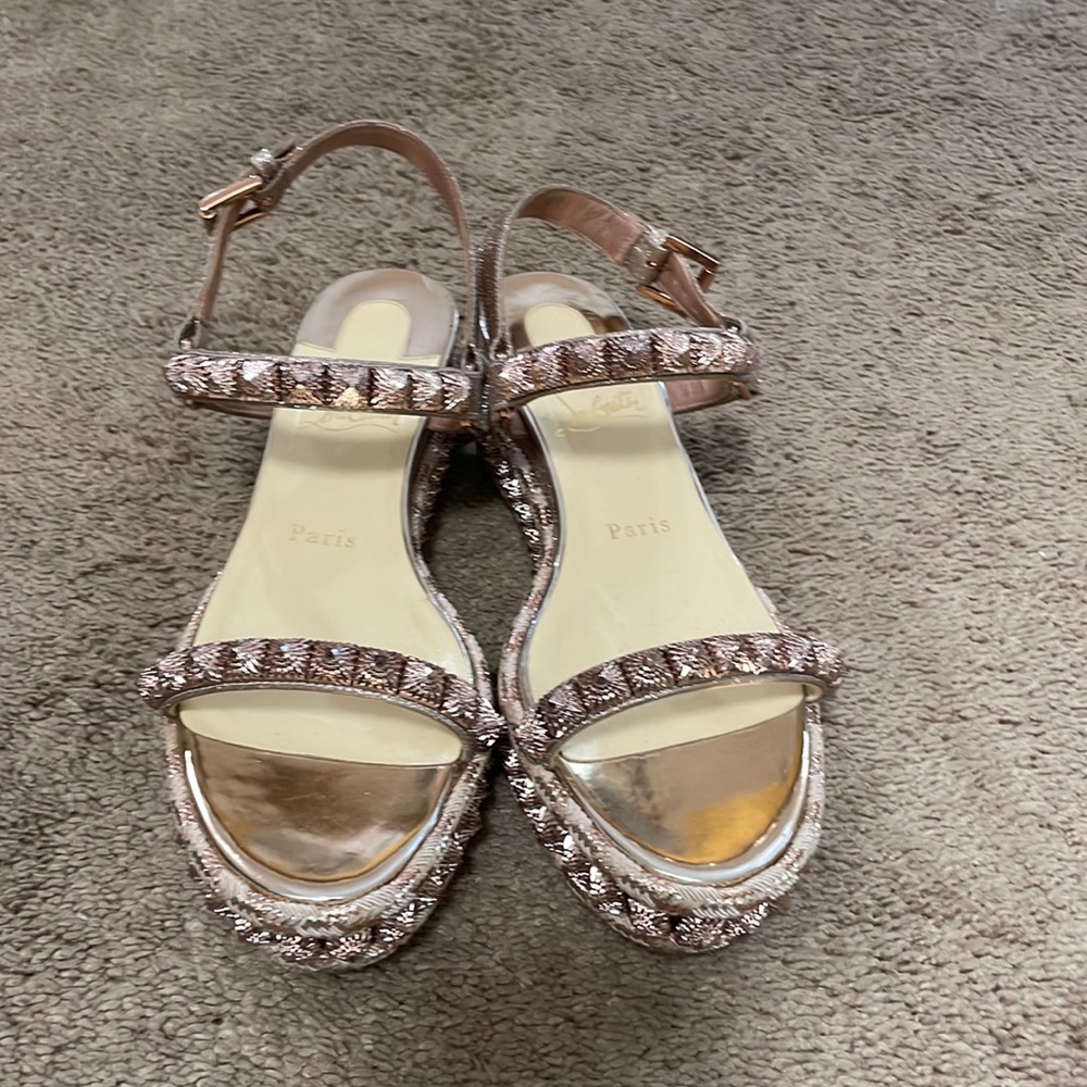 Christian Louboutin espadrilles wedges